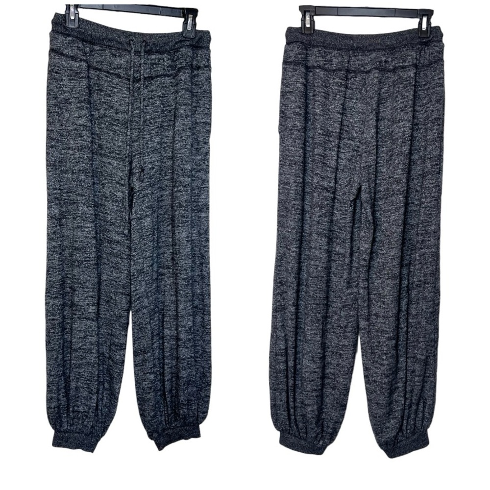 Anthropologie Saturday Sunday Gray Black Heathered Jogger Pants Size XS
